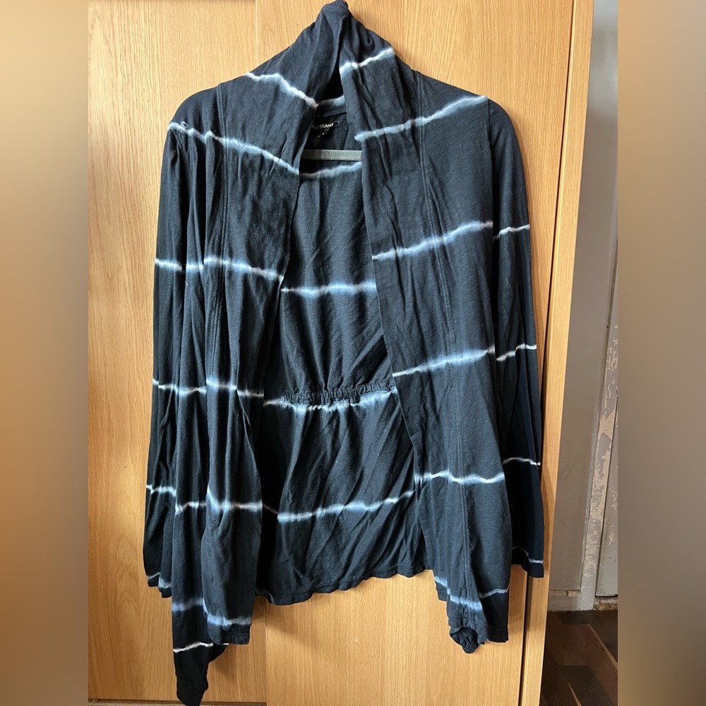 Lucky Brand Monochrome Tie-Dye Cardigan